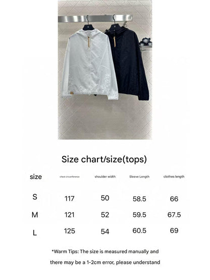 LV25 Obscure Jackquard Jacket White Polyester 291081