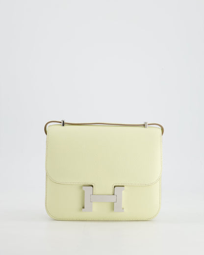 *NEW COLOUR* Hermès Constance III Mini 18cm Miroir Bag in Jaune Milton Epsom Leather with Palladium Hardware
