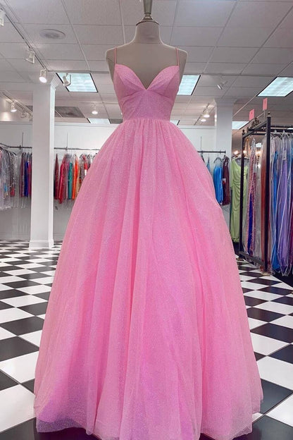 Sweetheart Sleeveless Lace Up A-Line Party Prom Dress