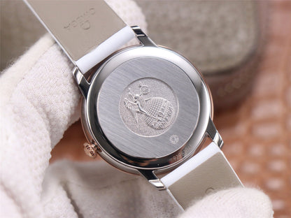DE VILLE PRESTIGE 32 ROSE GOLD WHITE DIAL