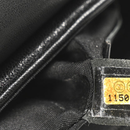 Lambskin Half Moon Wallet On Chain WOC Black