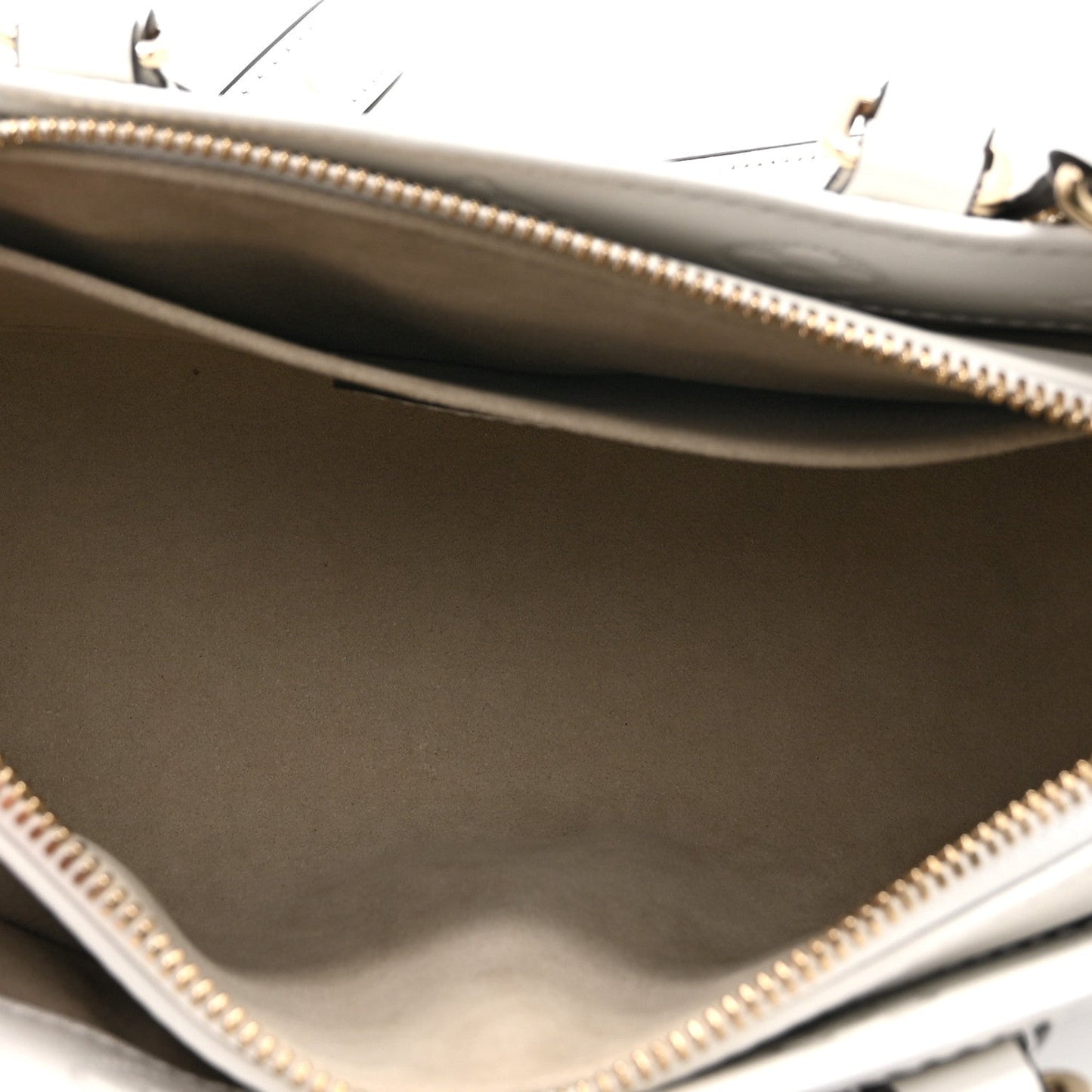 Calfskin Embossed Monogram OnTheGo East West White