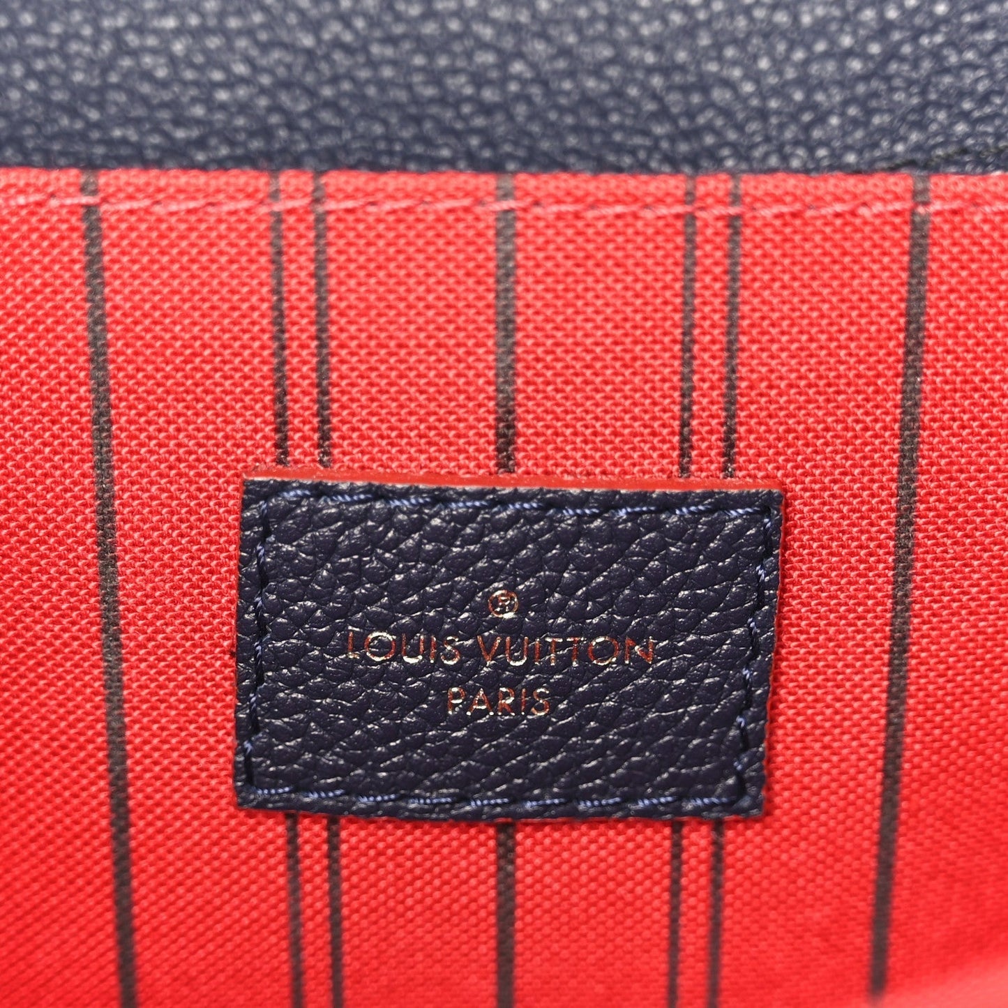 Empreinte Pochette Metis Marine Rouge