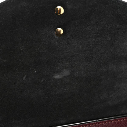 Mousse Top Patent Mini Sylvie 1969 Top Handle Bag Black
