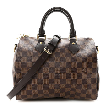 Damier Ebene Speedy Bandouliere 25