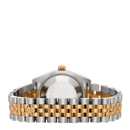 Stainless Steel 18K Yellow Gold Diamond 31mm Oyster Perpetual Datejust Watch Champagne 178273