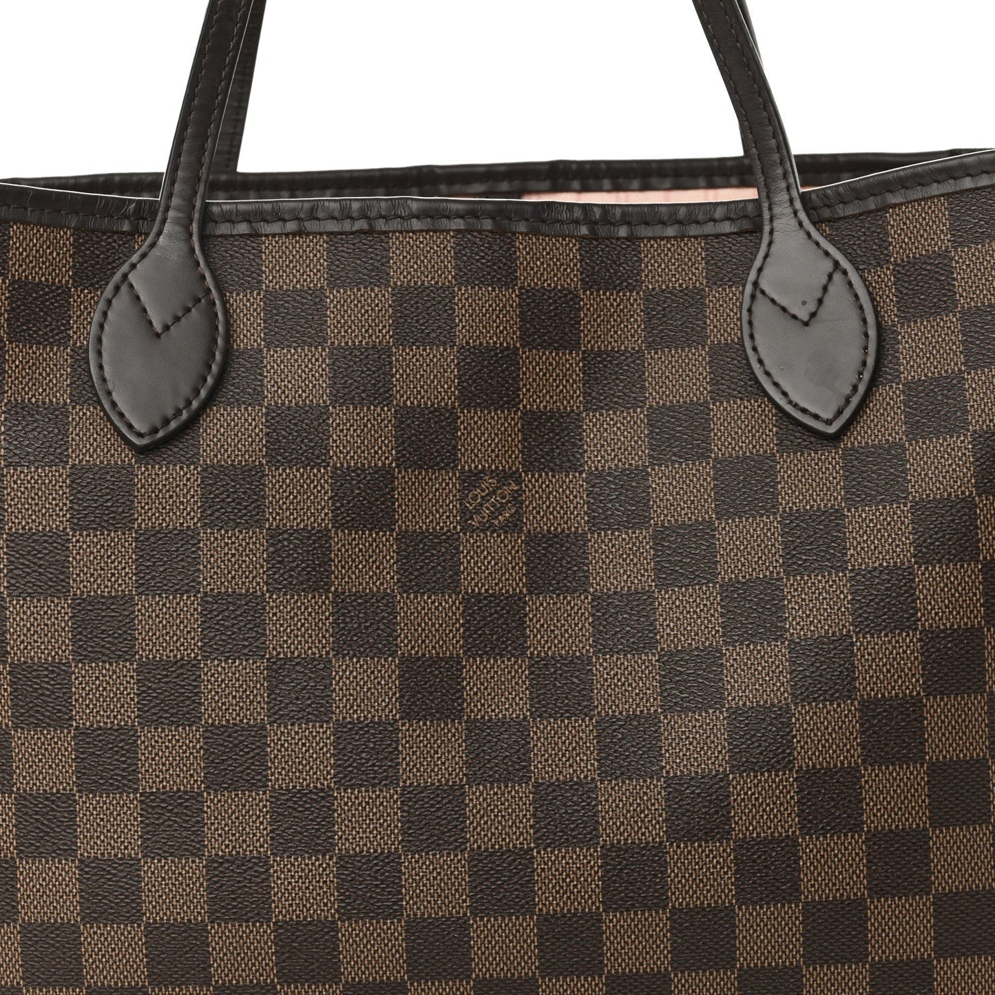 Damier Ebene Neo Neverfull MM Rose Ballerine
