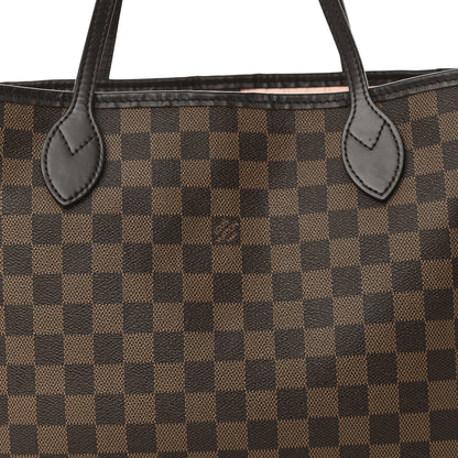 Damier Ebene Neo Neverfull MM Rose Ballerine