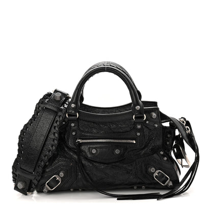 Agneau Arena Neo Cagole Handbag XS Black