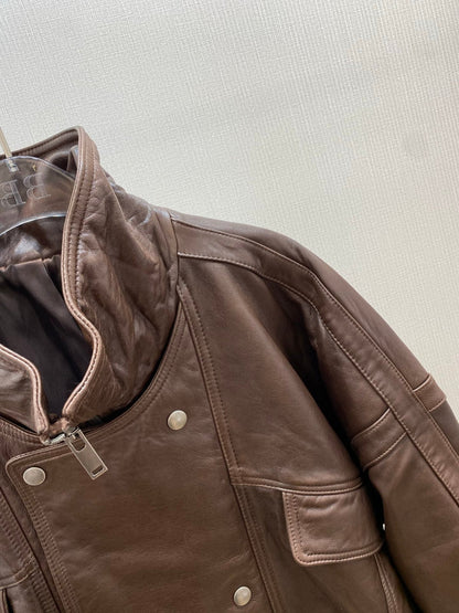 YSL 25S LEATHER JACKET STYLE 165