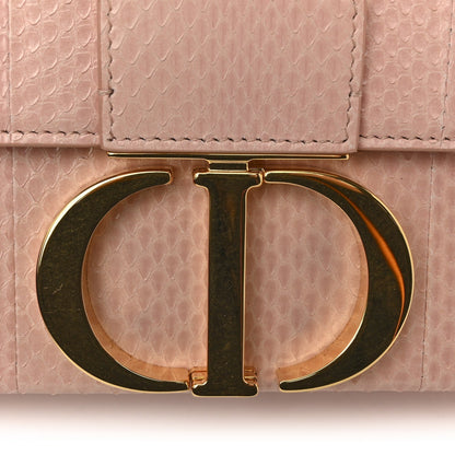Snakeskin 30 Montaigne Box Bag Rose Clair