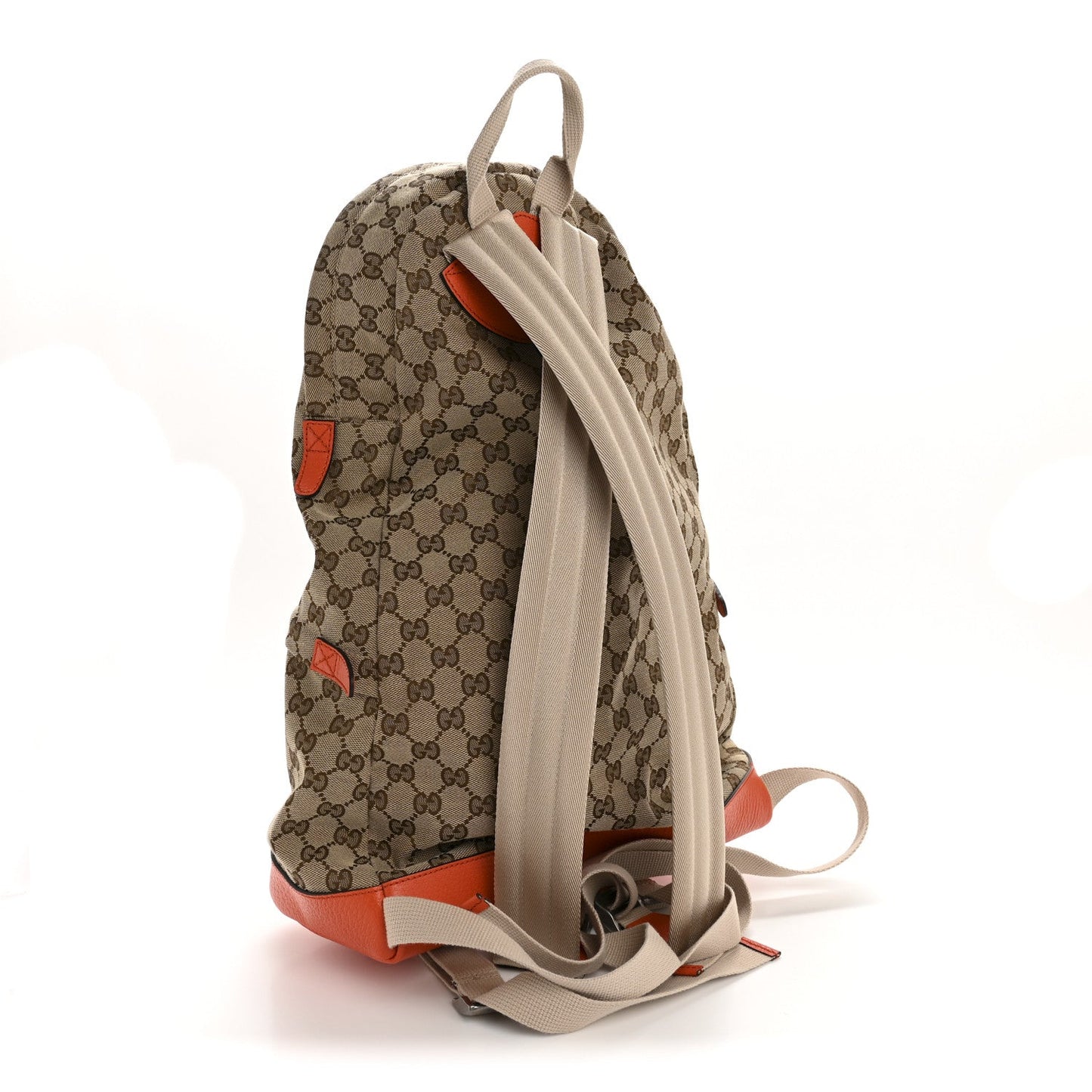 X THE NORTH FACE Monogram Textured Dollar Calfskin Embroidered Beige Ebony Mystic White Deep Orange