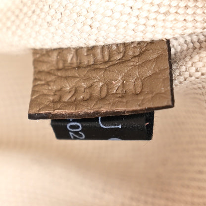 Piuma Calfskin Jumbo GG Embossed Pocket Belt Bag Good Taupe