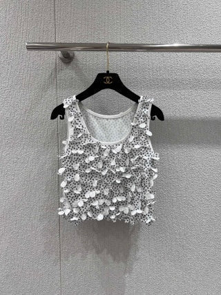 CC 25 Flower Vest Polyester Fiber
