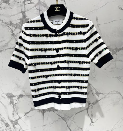 CHANEL 25S SHORT-SLEEVE CARDIGAN STYLE 106