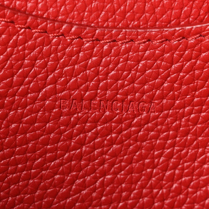 Grained Calfskin Neo Classic Gold Hardware Nano City Crossbody Medium Red