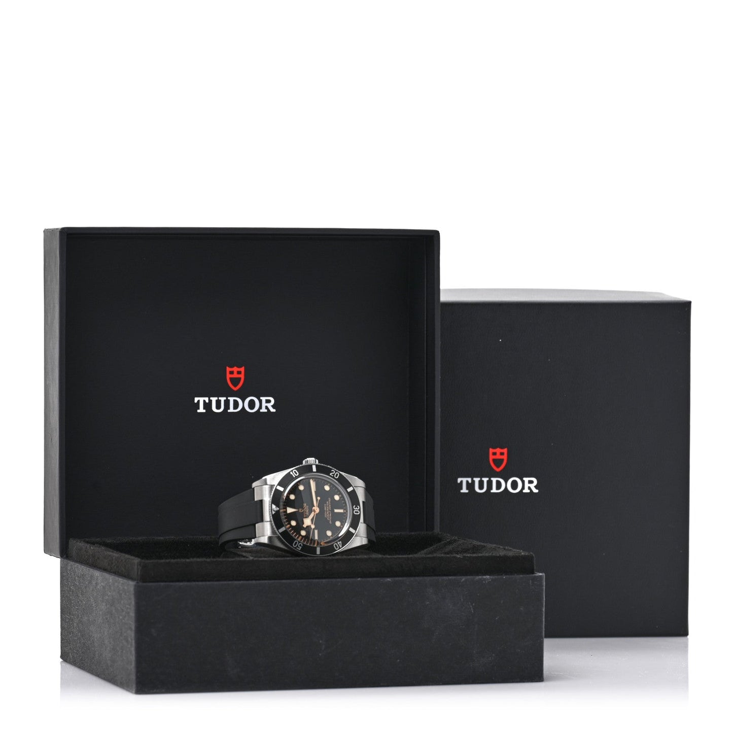 Stainless Steel Rubber 37mm Black Bay Fifty Four Automatic Watch Black 79000N