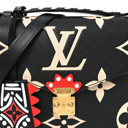 Empreinte Monogram Giant Crafty Pochette Metis Black Creme