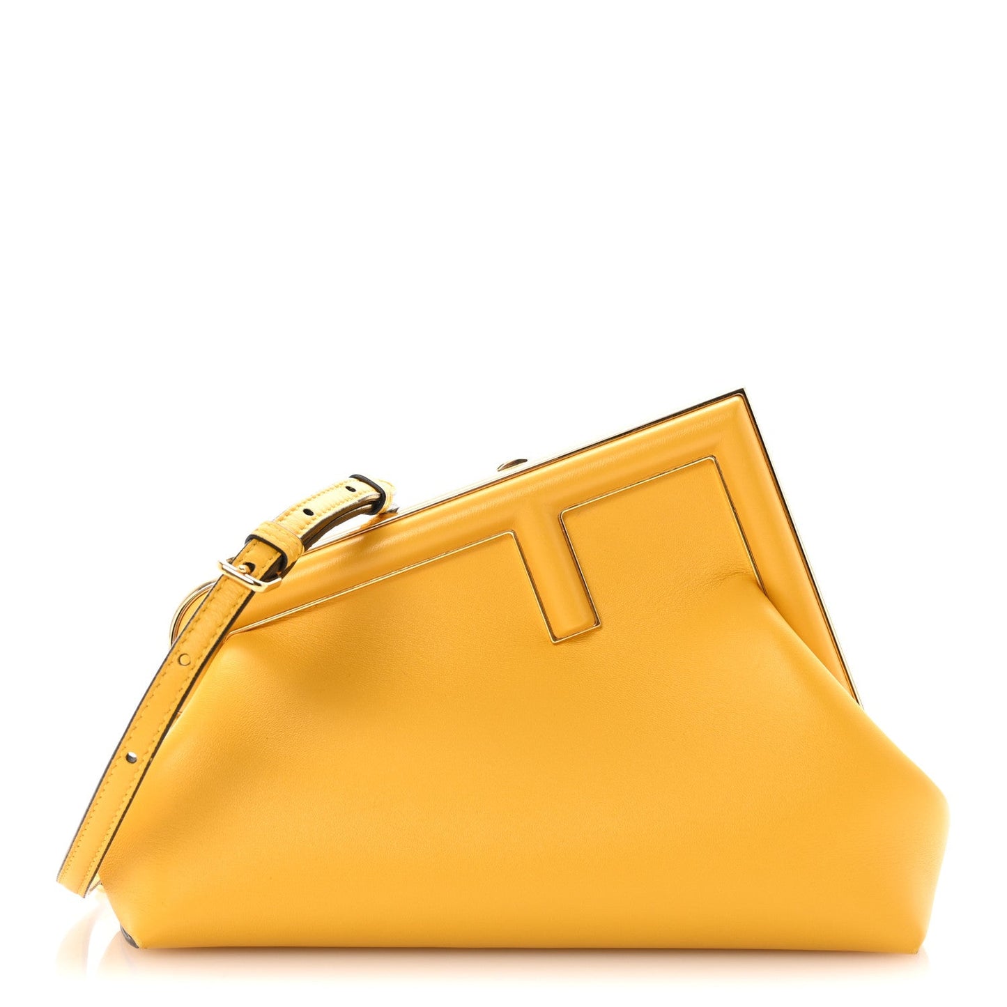Shiny Nappa Small Fendi First Mimosa