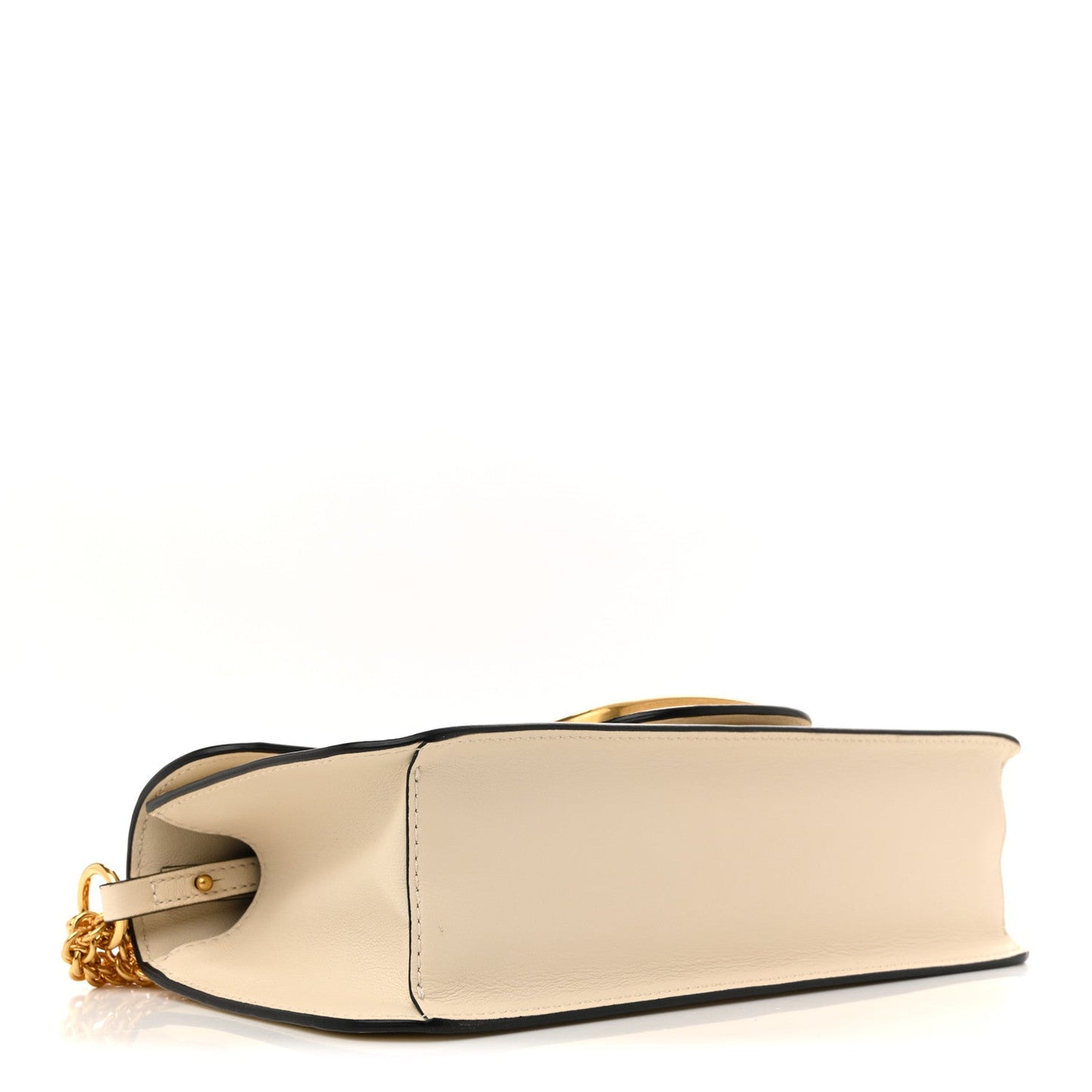 Calfskin Vlogo Loco Shoulder Bag Light Ivory