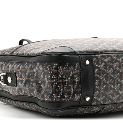 Goyardine Ambassade MM Briefcase Black