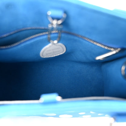 LV X YK Empreinte Monogram Giant Onthego PM Blue White