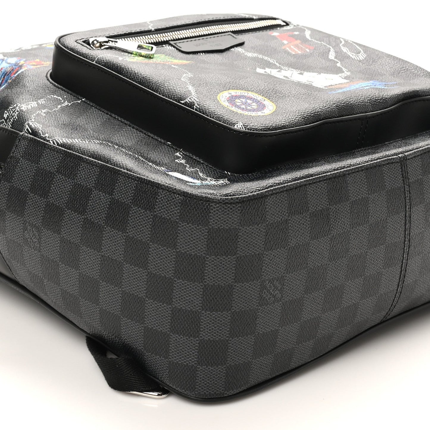 Damier Graphite World Map Josh Backpack
