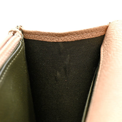 Caviar Quilted Boy Wallet On Chain WOC Light Beige