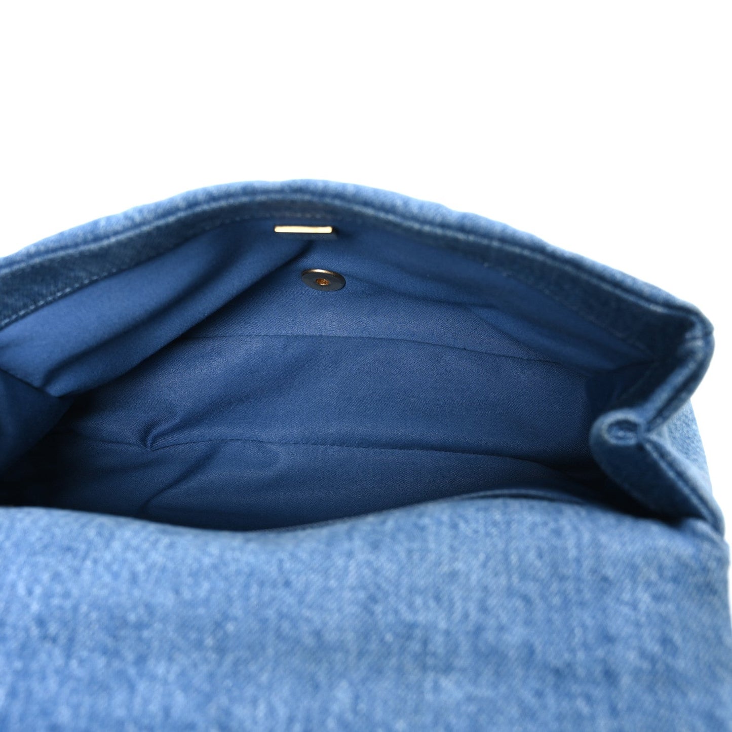 Denim Quilted Denim Large Mood Flap Blue Multicolor