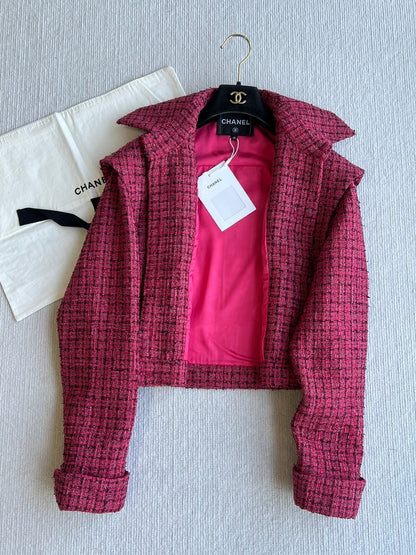 CC 25 Double Pocket Jacket Pink Cotton Polyamide 219067