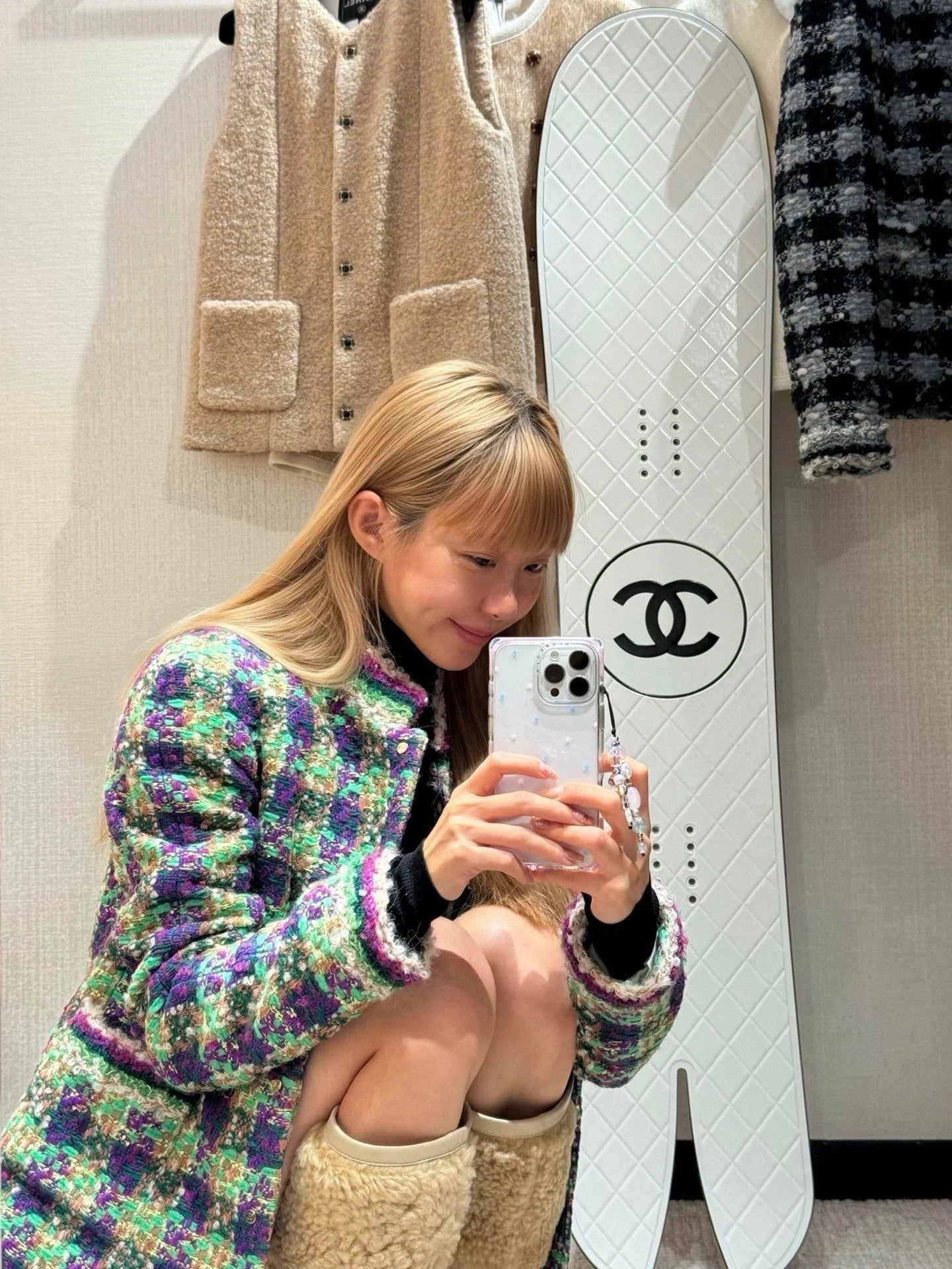 CHANEL 25S SHORT TWEED JACKET 499