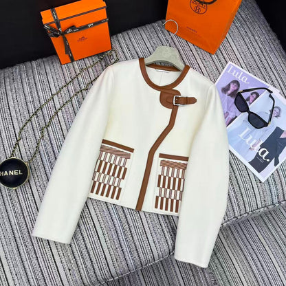 HERMES 25S KNITTED JACKET 052