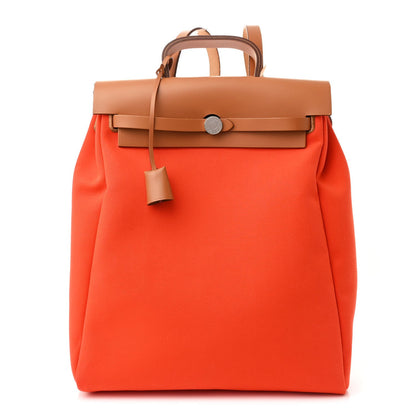 Military Toile Vache Hunter Herbag a Dos Zip Retourne Backpack Orange Mecano Fauve
