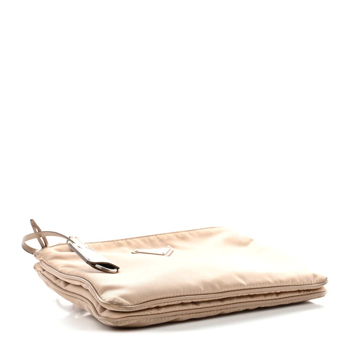 Re-Nylon Saffiano Re-Edition 2000 Double Zip Crossbody Bag Cammeo