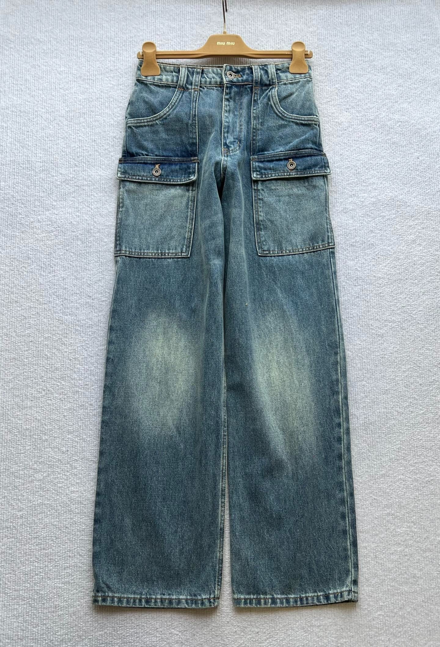 Miumiu 2026 Denim Jeans Blue Cotton 356328