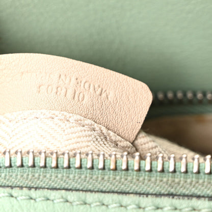 Calfskin Medium Gingham Puzzle Bag Lime