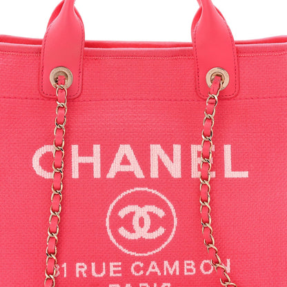 Mixed Fibers Small Deauville Tote  Pink
