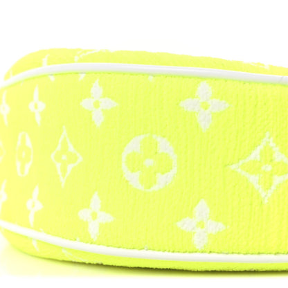 Monogram Jacquard Velvet Loop Yellow