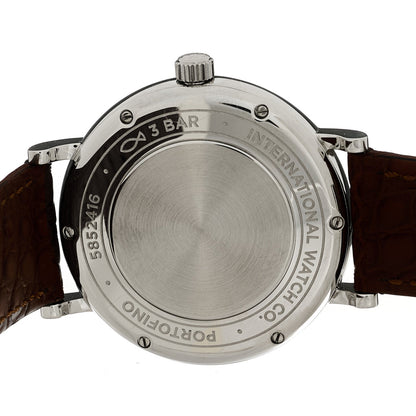 Stainless Steel Crocodile Diamond 37mm Portofino Automatic Watch IW458101