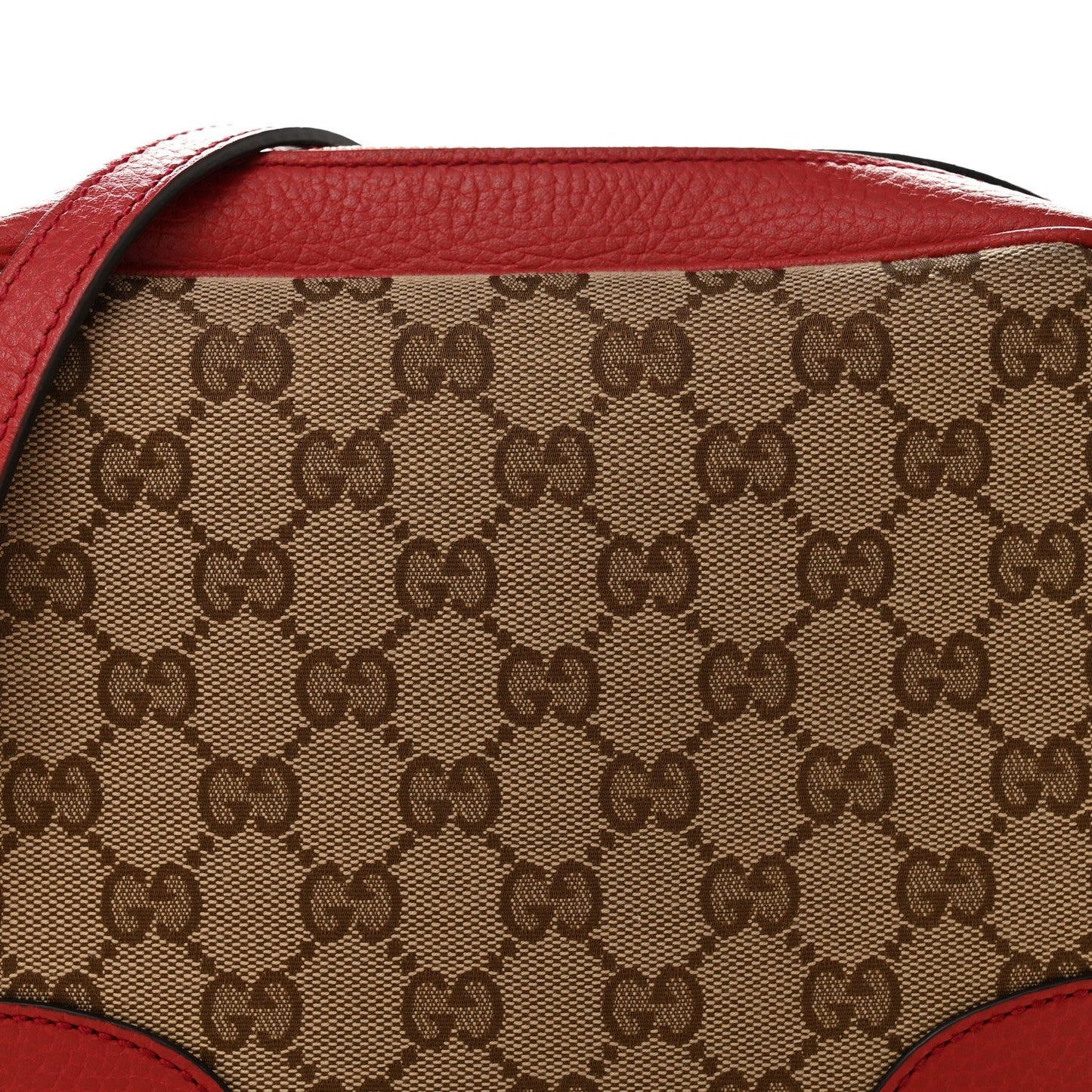 Monogram Mini Bree Messenger Bag Red