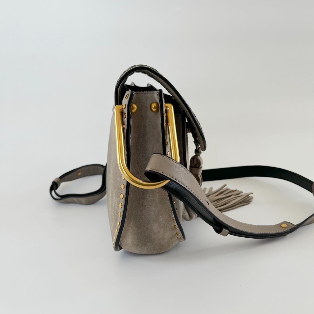 Chloe Hudson Handbag Whipstitch Suede