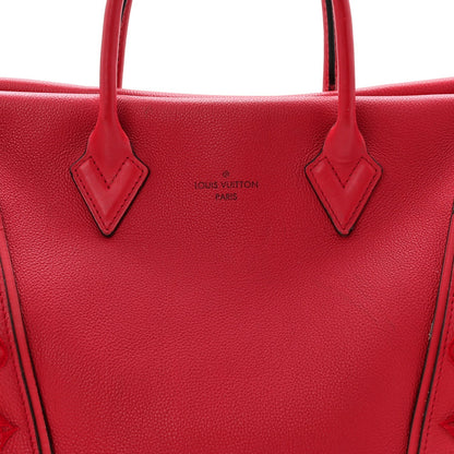 Veau Cachemire Tote W PM Framboise
