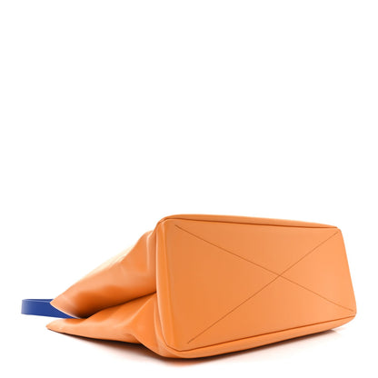 Cowhide Shopper Bag MM Safran