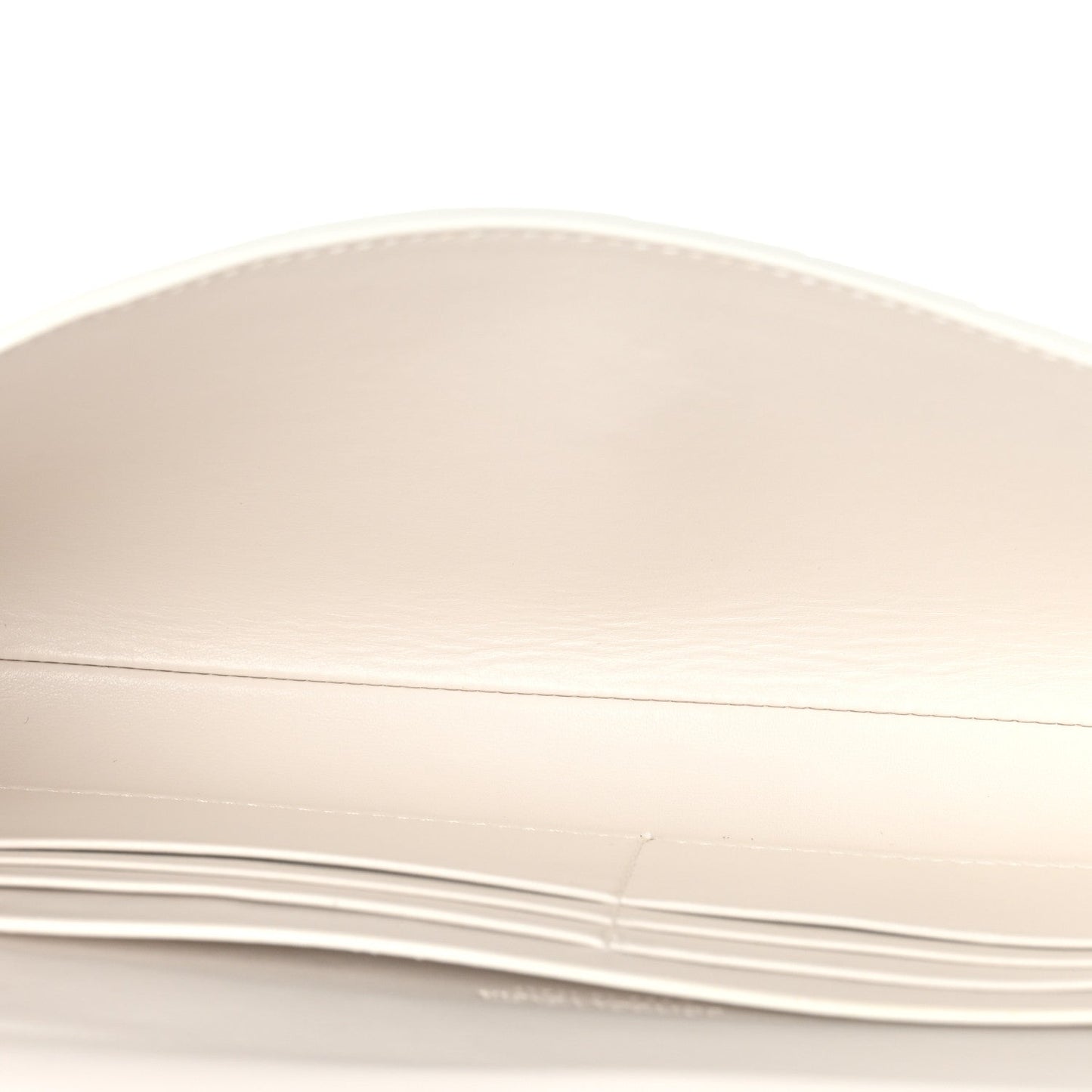 Nappa Intrecciato Long Andiamo Top Handle Clutch White