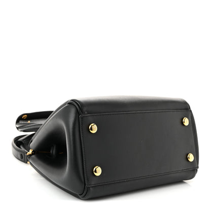 Supple Calfskin Small Madrid Bag Black