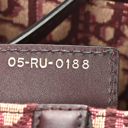 Oblique Saddle Bag Burgundy