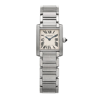 Stainless Steel 20mm Tank Francaise Quartz Watch