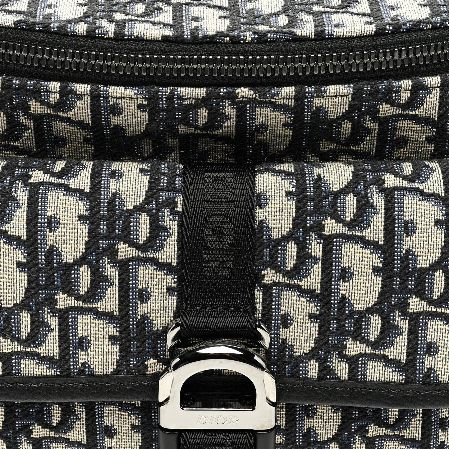 Oblique Dior 8 Belt Bag Beige Black