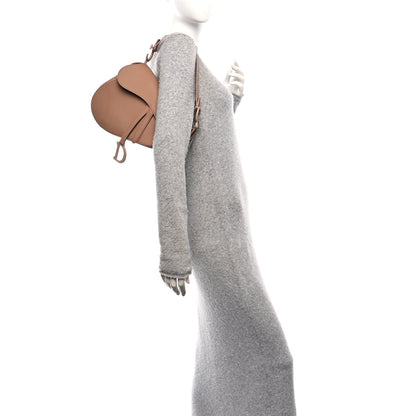 Ultra Matte Calfskin Saddle Bag Blush