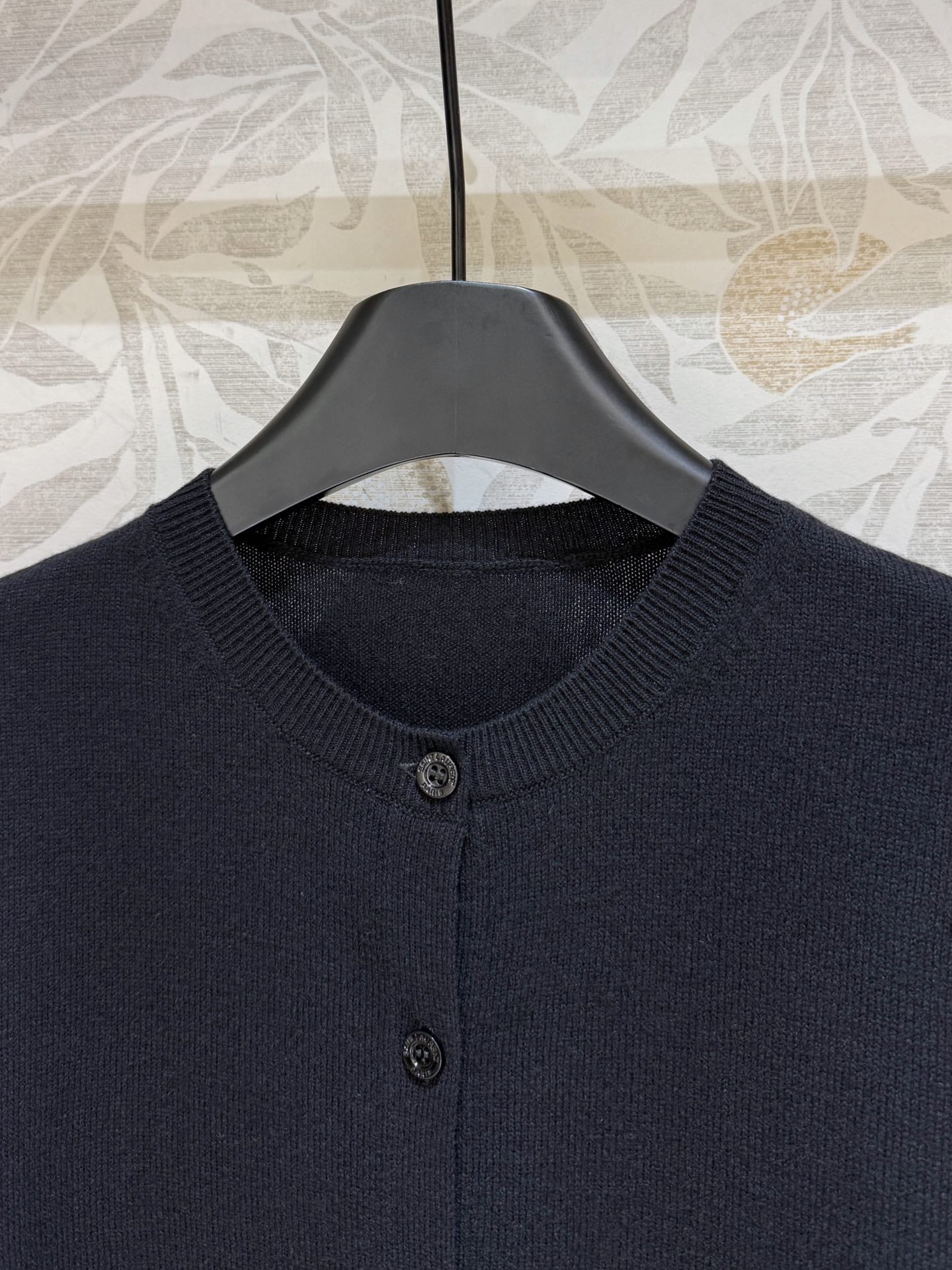 YSL Cardigan Black Wool